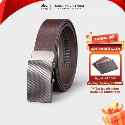 Thắt lưng Lata (Thời trang nam - Dây nịt da thật TL325)