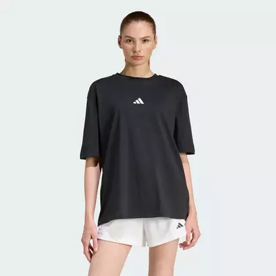 adidas Phong cách sống ÁO THUN GRAPHIC OUTDOOR ADVENTURE Nữ Đen JZ7879
