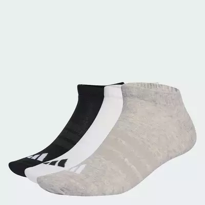 adidas Phong cách sống BỘ 3 ĐÔI TẤT CỔ THẤP THIN&LIGHT ESSENTIALS Unisex Xám KC9629