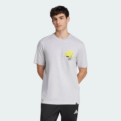 adidas Phong cách sống Áo Thun Graphic Lounge Still Life Lemons Nam Xám JJ3960