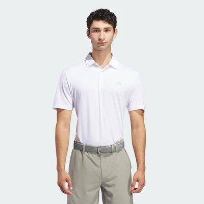 adidas Đánh gôn Áo Polo Trơn Ultimate365 Nam trắng IM8408