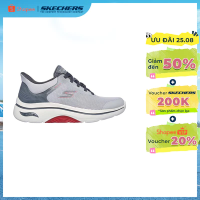 Giày Thể Thao Nam Skechers Slip-Ins GOwalk Arch Fit 2.0 Cal Đi Bộ-216653-GYRD APMA