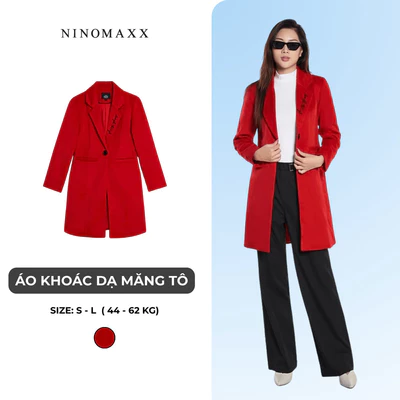 Áo Khoác Dạ Măng Tô Thời Trang Nữ N&M 1905179