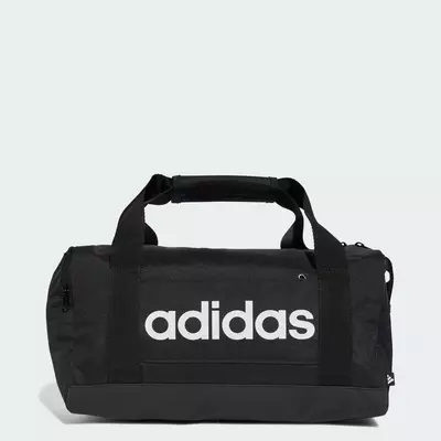 adidas Phong cách sống Túi Duffel Linear Siêu Nhỏ Unisex Đen JE8347