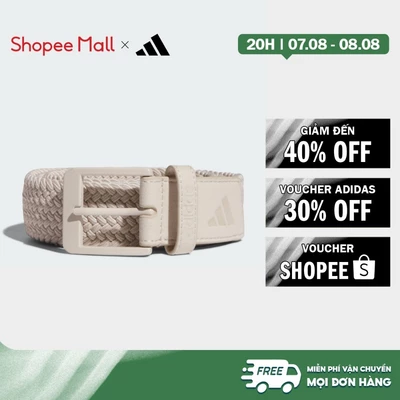 [Duy nhất 8.8 - VOUCHER 30%]adidas Đánh gôn Thắt Lưng Bện Co Giãn Nam Be IY4413