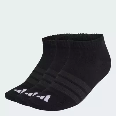adidas Phong cách sống BỘ 3 ĐÔI TẤT CỔ THẤP THIN&LIGHT ESSENTIALS Unisex Đen KC9628