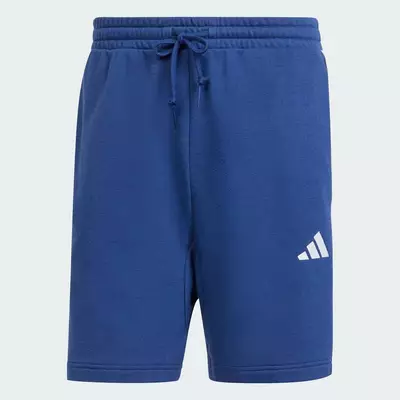 adidas Phong cách sống Quần Short Vải Thun Da Cá 3 Sọc Essential Nam Màu xanh da trời JE6417