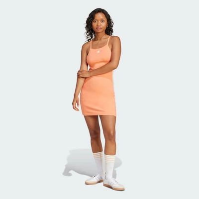 adidas Phong cách sống Váy Mini 3 Sọc Nữ trái cam JD4973