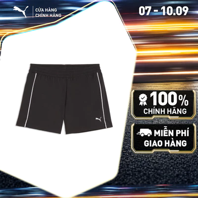 Quần Đùi Thể Thao Tập Luyện PUMA Nữ W TropicalSpeed WovenShort3 Black Màu Đen