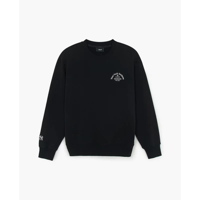 MLB - Áo sweatshirt unisex cổ tròn Basic Vintage Small Lettering_3AMTB1754-50BKS