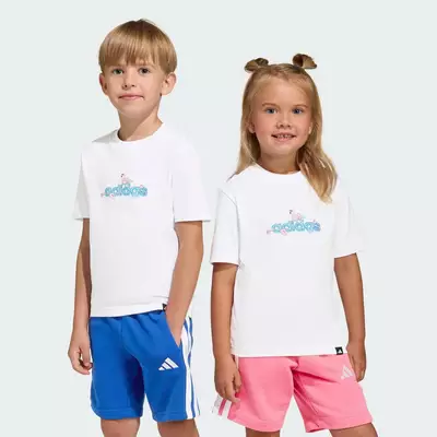 adidas Phong cách sống ÁO THUN GRAPHIC TRẺ EM SUMMER ADVENTURES Trẻ em trắng KA0516