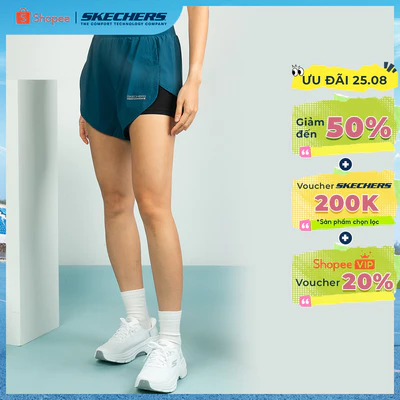 Quần Đùi Thể Thao Nữ Skechers Running Performance Shorts - SP325W345-000Z