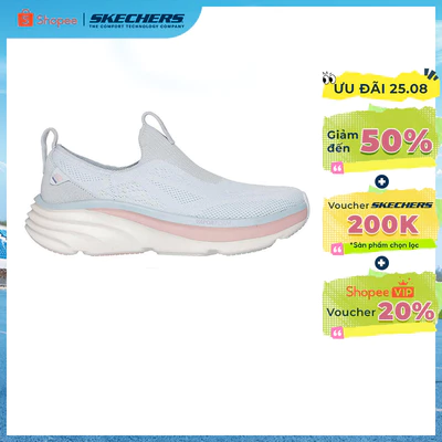 Giày Thể Thao Nữ Skechers Sport D'Lux Vapor Pure Stride Thường Ngày-150580-SLTP Air-Cooled Memory Foam Online Sale