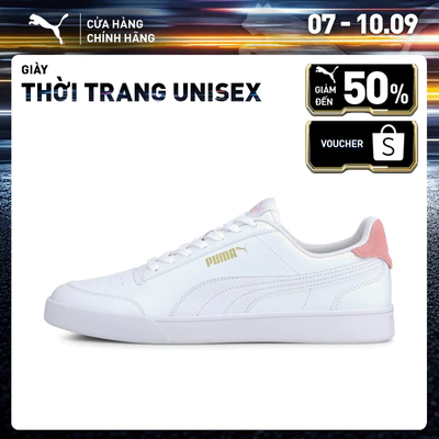 Giày Thời Trang PUMA Unisex Shuffle Màu Trắng Peachskin
