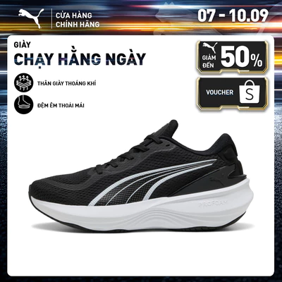 Giày Chạy Bộ PUMA Unisex Scend Pro 2 Black-White Màu Đen