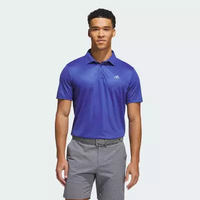 adidas Đánh gôn ÁO POLO PERFORMANCE TEXTURED PRINT Nam Màu xanh da trời HZ6890