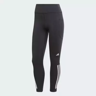 adidas Chạy Quần Legging 7/8 3 Sọc adidas DailyRun Nữ Đen IL9870