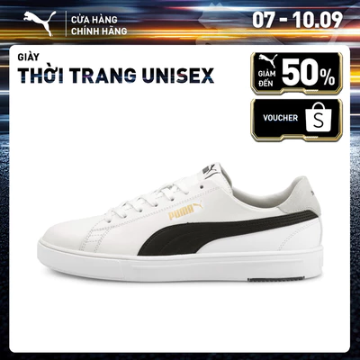 Giày Thời Trang PUMA Unisex Serve Pro Lite White- Black- Team Gold Màu Trắng