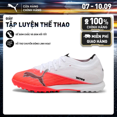 Giày Đá Bóng PUMA Unisex ULTRA NITRO 7 MATCH TT Ultra Red-Black-White Màu Đỏ