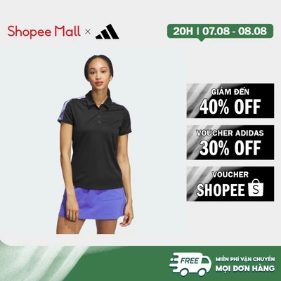 [Duy nhất 8.8 - VOUCHER 30%]adidas Đánh gôn Áo Polo Họa Tiết Ultimate365 Nữ Đen IZ1351