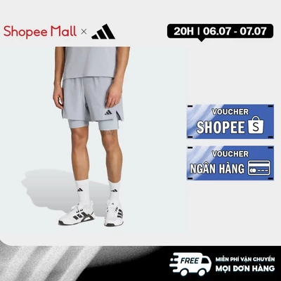 adidas Gym & Training QUẦN SHORT TẬP LUYỆN D4T 2IN1 Nam Xám KS6399