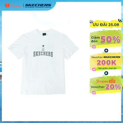 Áo Thun Tay Ngắn Unisex Skechers Demon Slayer Short Sleeve Tee - SL325U532-00QF