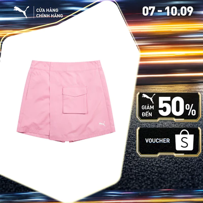 Váy Thời Trang PUMA Nữ WARDROBE ESS Cargo Skort Poised Pink Màu Hồng