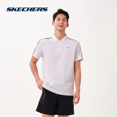 Polo Tee Nam Skechers Walking Performance Polo Tee - SP126M100-0019 Online Sale