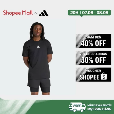 [Duy nhất 8.8 - VOUCHER 30%]adidas Gym & Training ÁO THUN GRAPHIC TẬP LUYỆN RẰN RI CLIMACOOL Nam Đen KQ9874