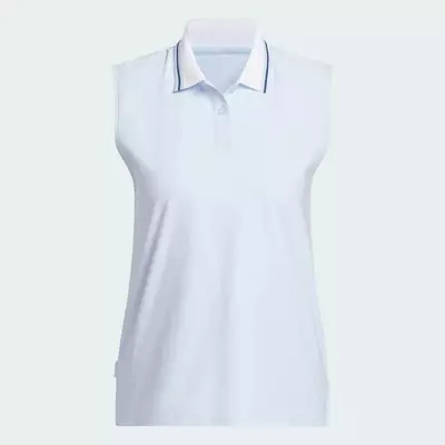 adidas Đánh gôn Áo Polo Không Tay Twistknit Beyond The Course Nữ Màu xanh da trời KB3746