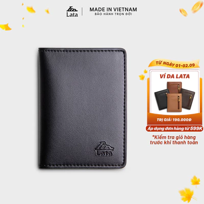 Ví Lata (Thời trang nam đựng thẻ - Ví da Luxdeli LVN102)