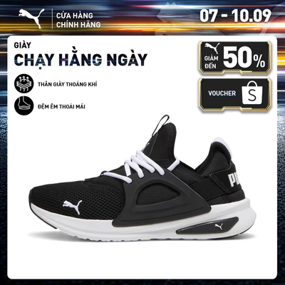 Giày Chạy Bộ PUMA Unisex Softride Enzo Evo Black-White Màu Đen