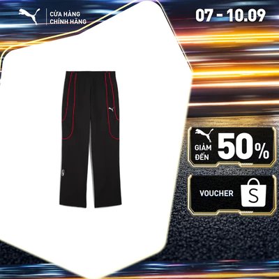 Quần Dài Thời Trang PUMA Nam PUMATECH-X Track Pant Black-For All Time Red Màu Đen