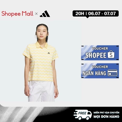 adidas Đánh gôn ÁO NGẮN TAY CLIMACOOL ALL OVER PRINT Nữ trắng KB4751