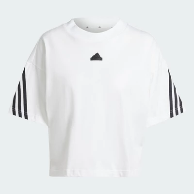 adidas Phong cách sống Áo Thun 3 Sọc Future Icons Nữ trắng IV5270