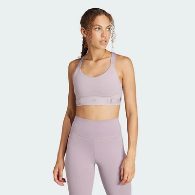 adidas Gym & Training FastImpact Luxe Run High-Support Bra Women Purple IT6631