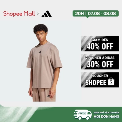 [Duy nhất 8.8 - VOUCHER 30%]adidas Gym & Training Áo Thun Tập Luyện Oversize PrimeLift Nam nâu JV9684