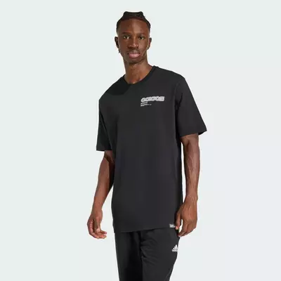 adidas Phong cách sống ÁO THUN GRAPHIC MOTORSPORT BURNOUT Nam Đen JZ5053