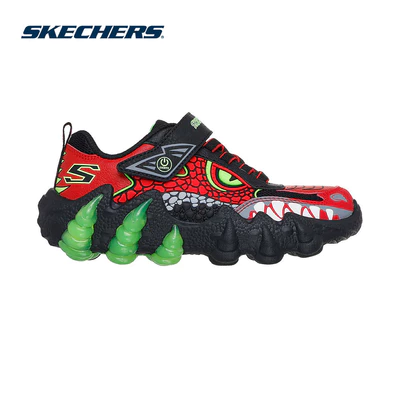 Giày Thể Thao Bé Trai Skechers Skech-O-Saurus Lights 2.0 - 400121L-RDBK