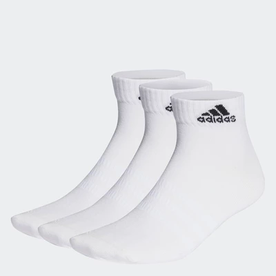 adidas Lifestyle Thin and Light Ankle Socks 3 Pairs Unisex White HT3468