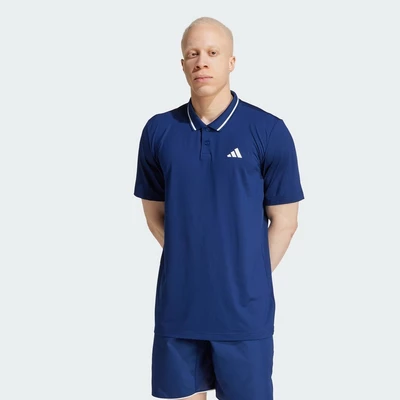 adidas Tennis & Padel Tennis Club Tennis Climacool Piqué Polo Shirt Men Blue JF8425