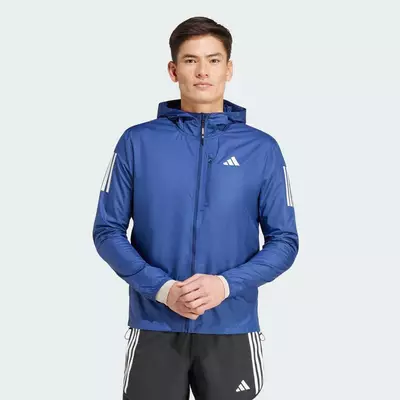 adidas Chạy Áo Khoác Own the Run Nam Màu xanh da trời IV5427