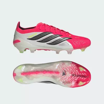 adidas Bóng đá Giày Đá Bóng Sân Cỏ Thật Đất Cứng Predator Elite Unisex Đỏ JS0433