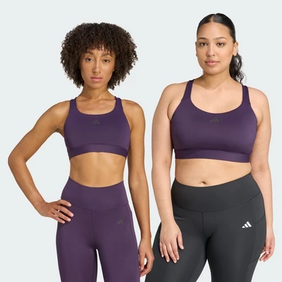 adidas Gym & Training Áo Bra Tập Luyện High Support TLRDREACT Nữ Màu tím JW4874