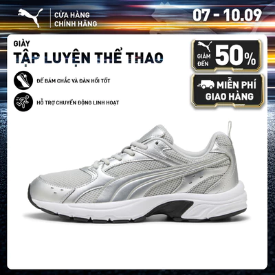 Giày Thể Thao PUMA Unisex Milenio Tech LT Cool Light Gray-Silver Màu Xám