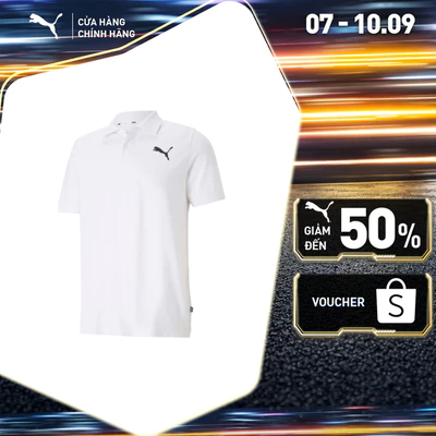 Áo thun polo PUMA Nam Essentials Pique Polo White-cat Màu Trắng