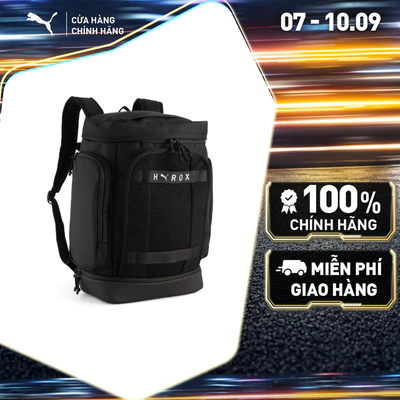 Balo Thể Thao Tập Luyện PUMA Unisex x HYROX DAILY Backpack Black Màu Đen