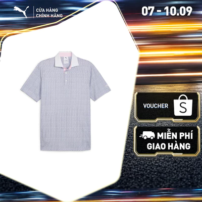 Áo Thun Thể Thao Golf PUMA Nam x AP ICED TEA POLO Pale Pink Màu Hồng