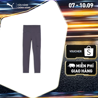 Quần Dài Tập Luyện PUMA Nữ W TAD ESSENTIAL TIGHT HW 7/8 Inky Depths Màu Xám