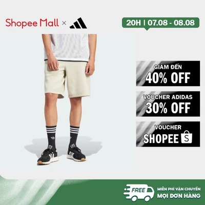 [Duy nhất 8.8 - VOUCHER 30%]adidas Phong cách sống Quần Short Ba Lá Essentials Nam Be IR7813